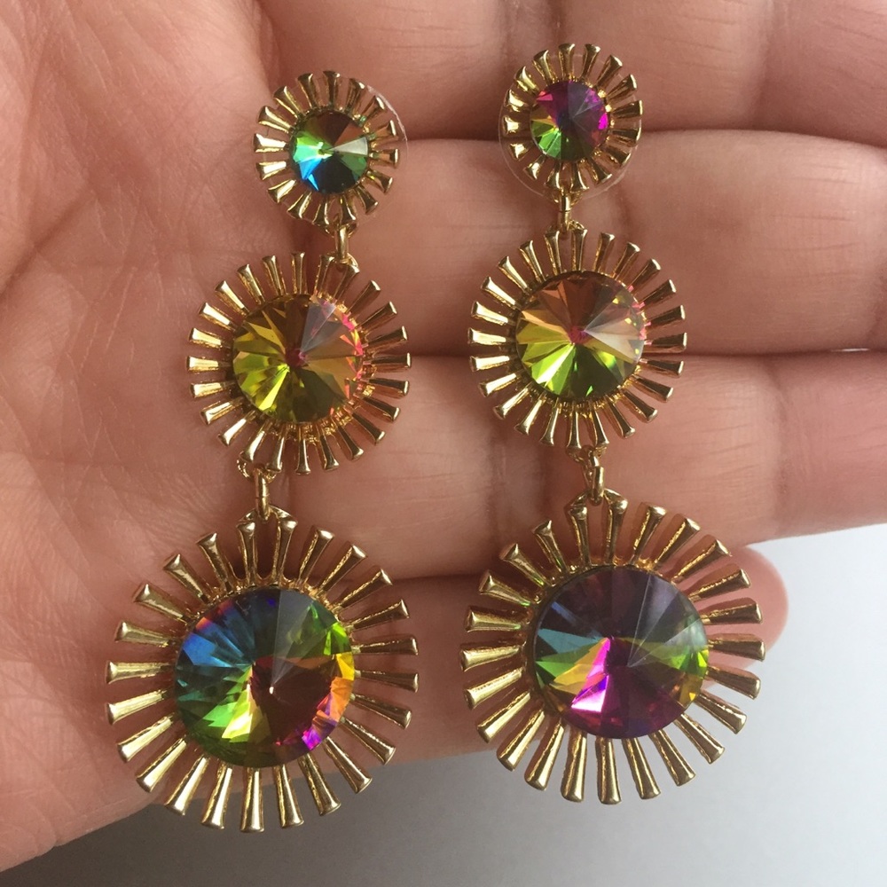 Multicolored earrings - Picture 3 of 5